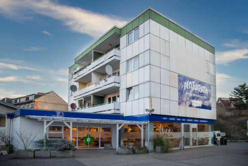 Architekturfotografie zur blauen Stunde